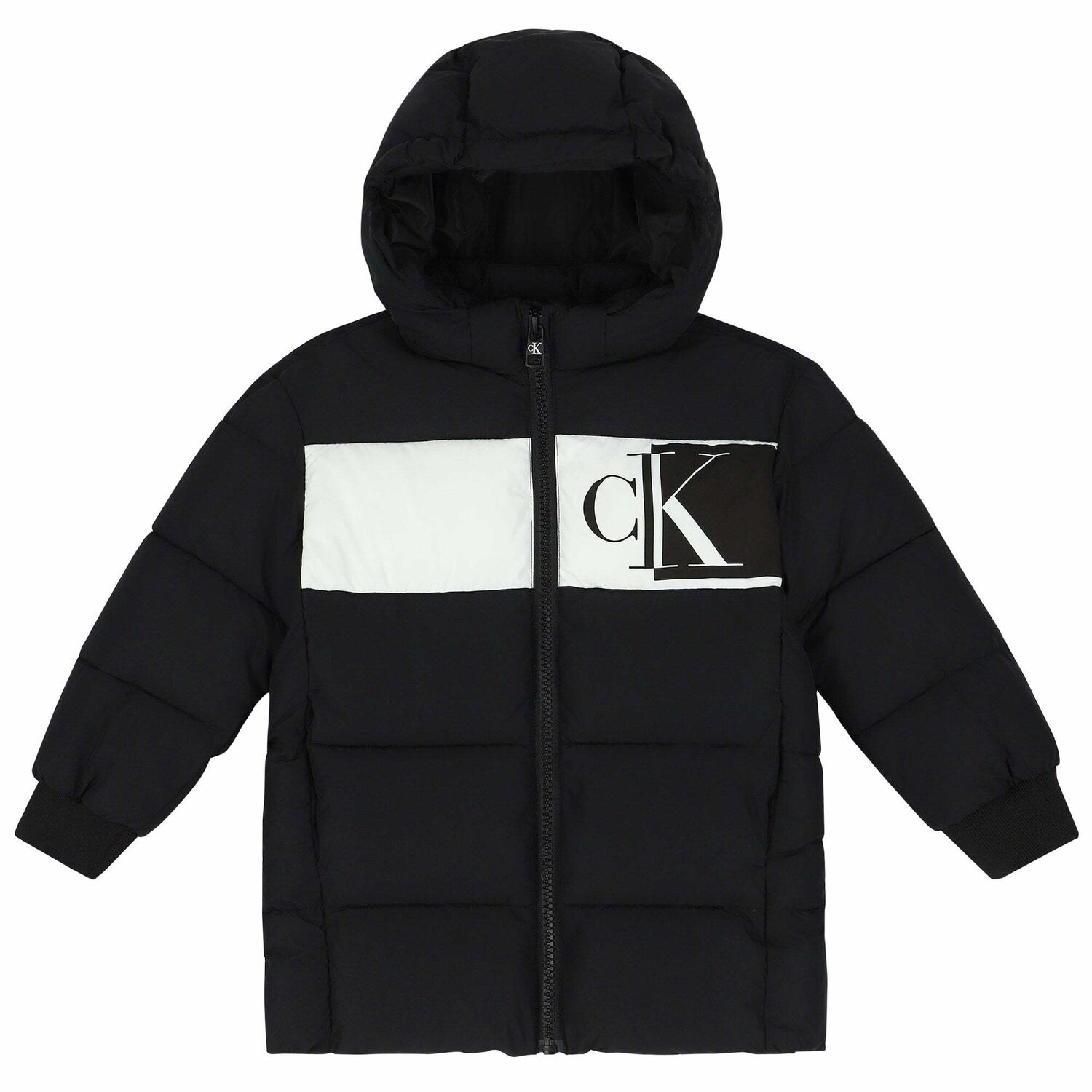 Boys Black Padded Jacket, 1, hi-res image number null