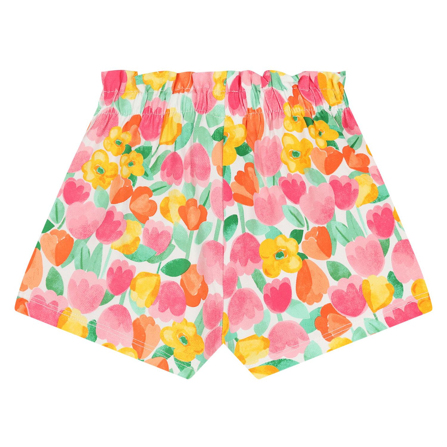 Younger Girls Multi-Coloured Shorts Set, 2, hi-res