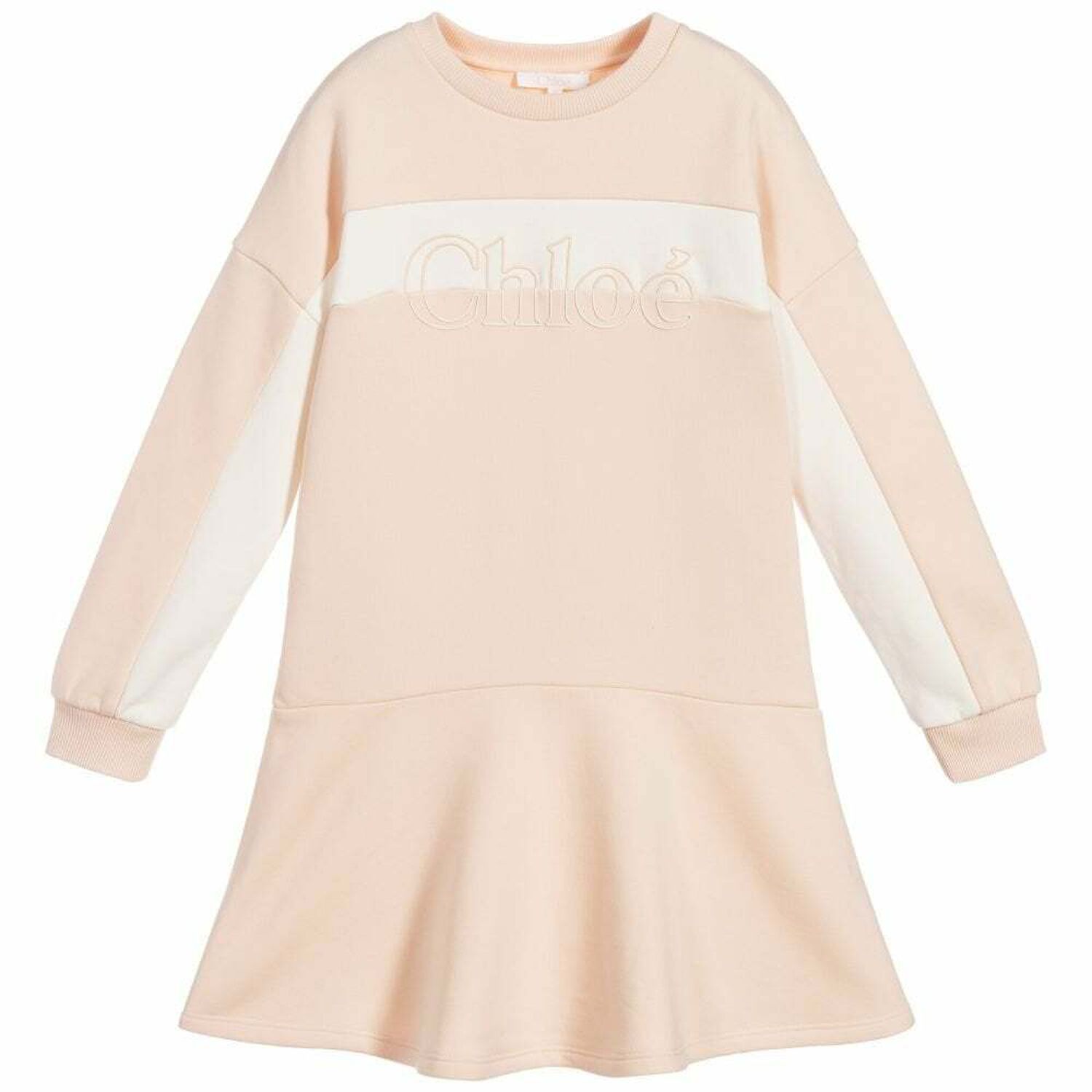 Girls Pink Logo Dress, 1, hi-res image number null