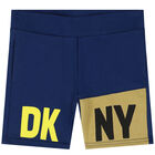 Boys Navy & Khaki Green Logo Shorts, 2, hi-res
