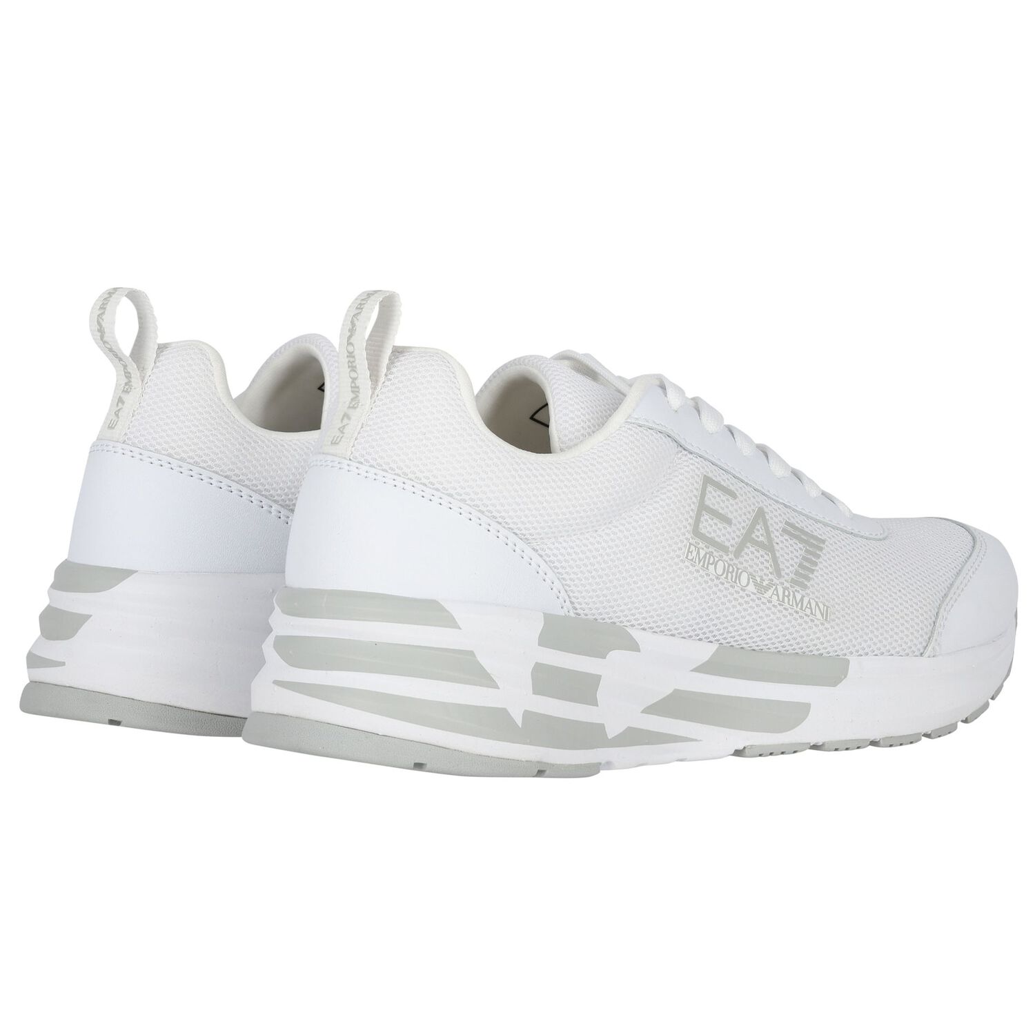 White Logo Trainers, 3, hi-res