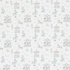 Baby Boys Blue & White Carousel Blanket, 1, hi-res