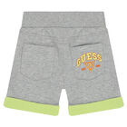 Younger Boys Green & Grey Shorts Set, 1, hi-res