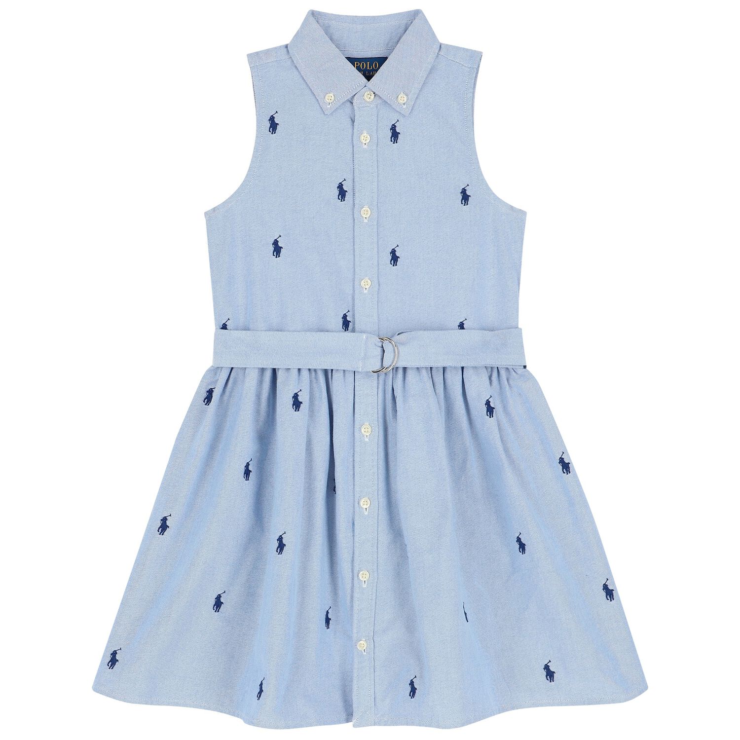 Girls Blue Logo Dress, 1, hi-res image number null