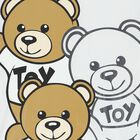 White Teddy Bear Logo T-Shirt, 2, hi-res