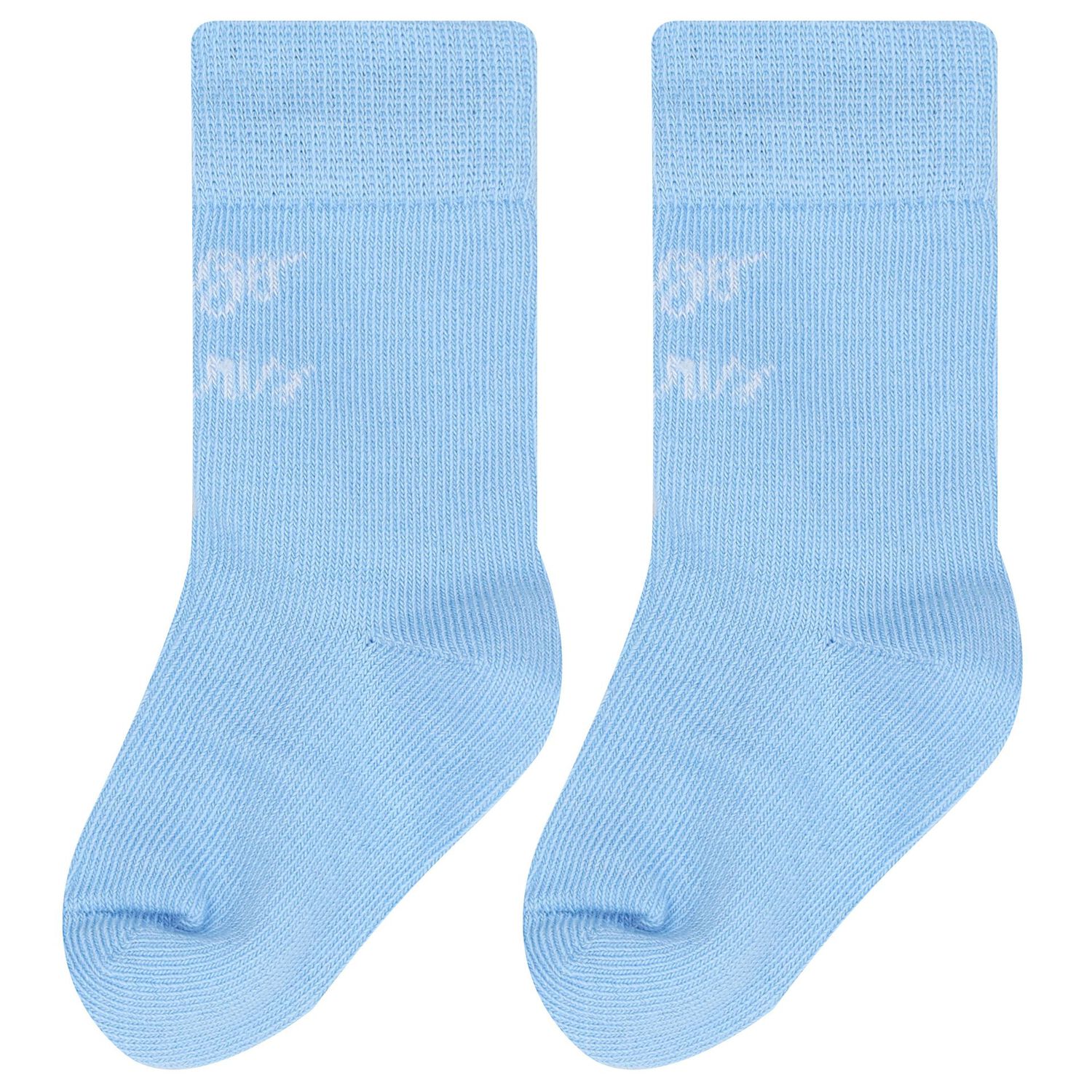 Blue & Grey Logo Baby Socks ( 2-Pack ), 2, hi-res
