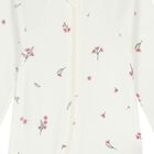 Baby Girls White & Pink Babygrows ( 4 Pack ), 4, hi-res