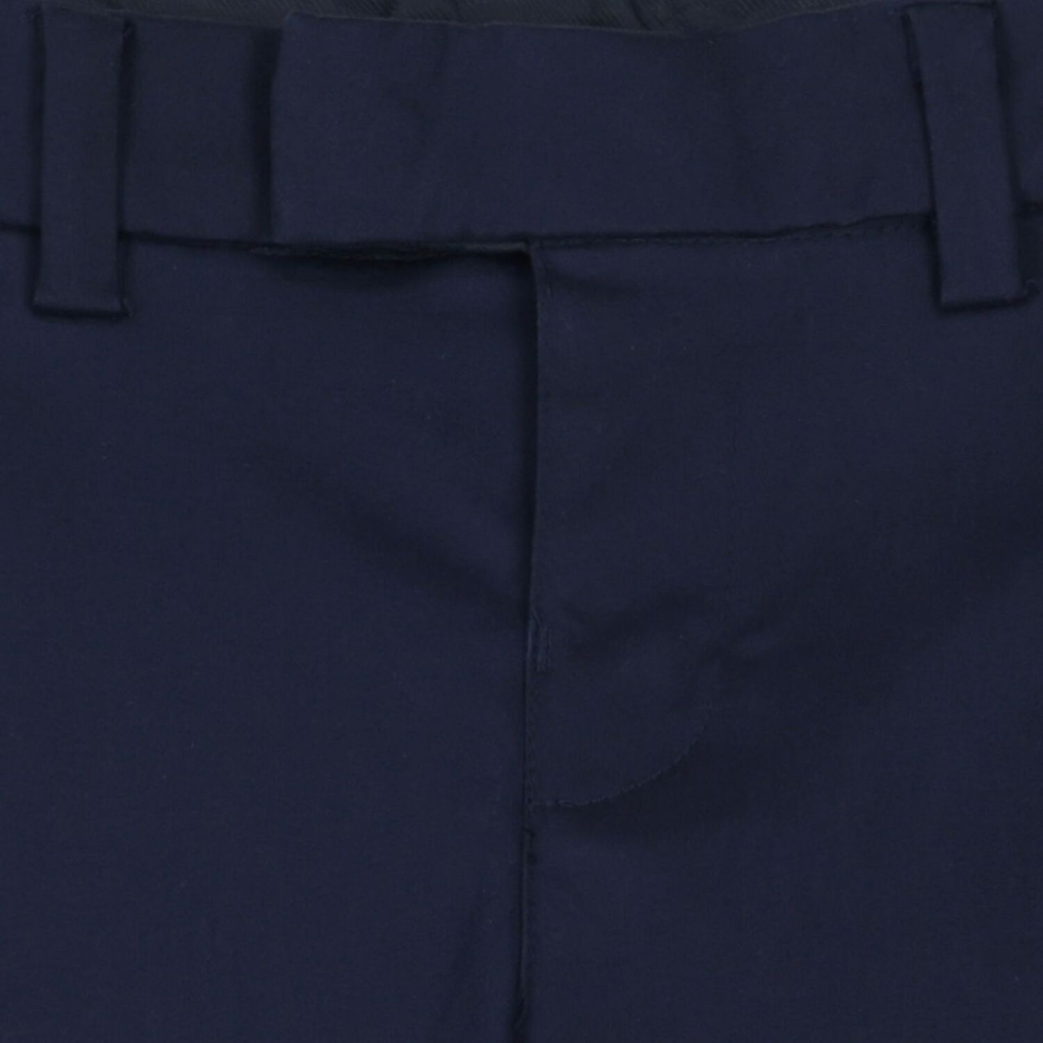 Boys Navy Blue Cotton Chino Trousers, 1, hi-res image number null