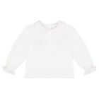 Baby Girls White & Pink Skirt Set, 1, hi-res