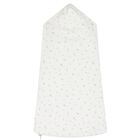 Baby Girls Ivory & Pink Hooded Reversible Nest, 1, hi-res