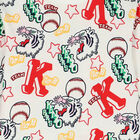 Girls White Varsity Logo Long Sleeve Top, 1, hi-res