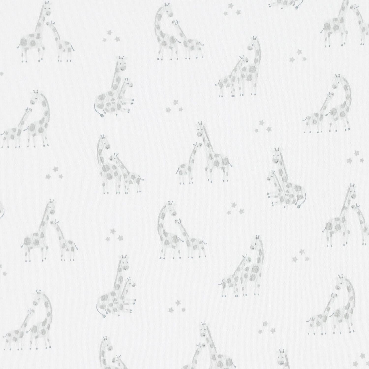 White & Grey Giraffe Baby Blanket, 1, hi-res