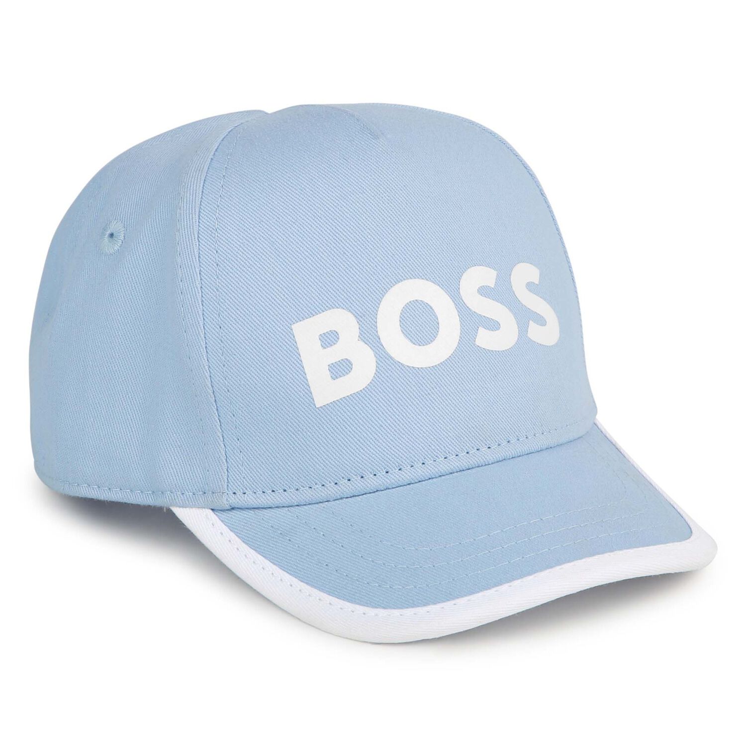 Baby Boys Blue Logo Cap, 2, hi-res image number null