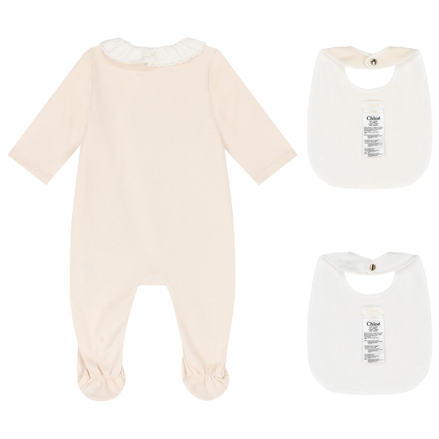 Baby Girls Pink Babygrow Gift Set, 2, hi-res