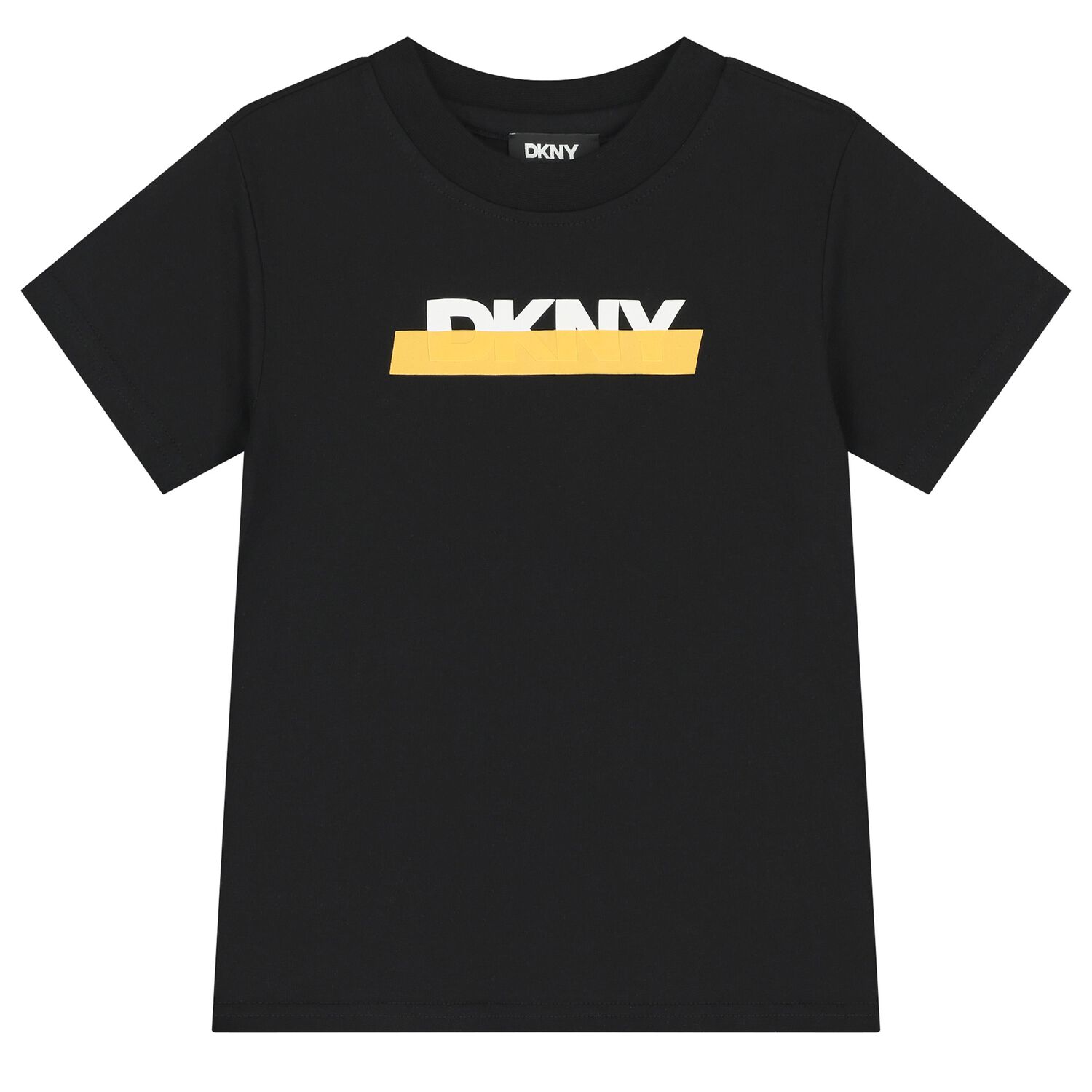Boys Black Logo T-Shirt, 1, hi-res
