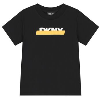 Boys Black Logo T-Shirt