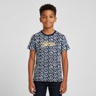 Boys Blue & White Logo T-Shirt, 2, hi-res