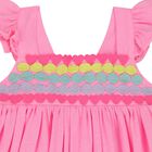 Younger Girls Pink Dress, 1, hi-res