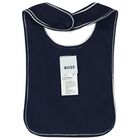 Baby Boys Navy Blue & White Striped Babygrow Gift Set, 1, hi-res