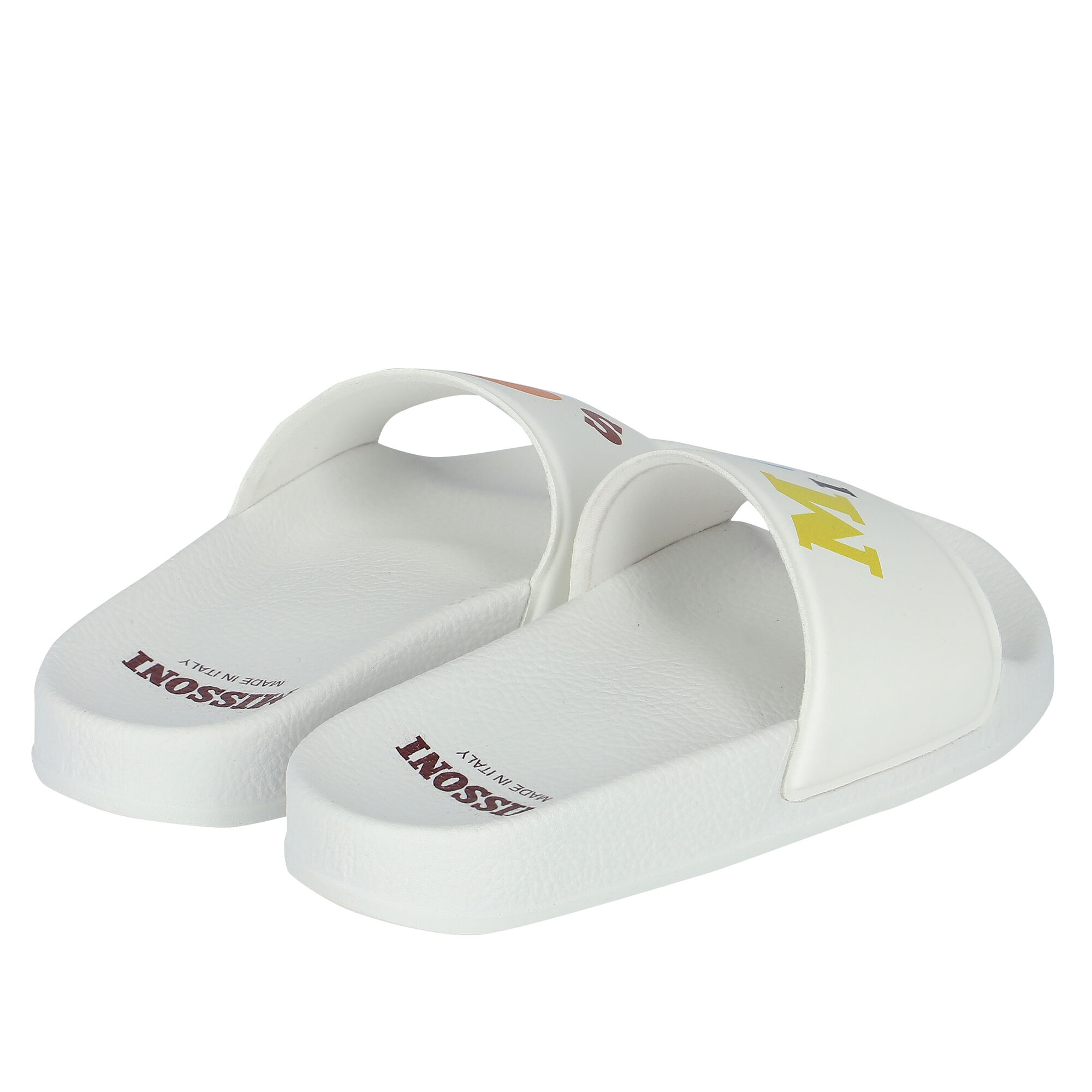 Girls white sliders best sale