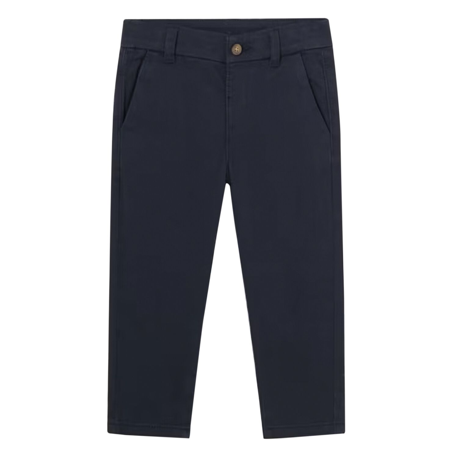 Younger Boys Navy Blue Trousers, 2, hi-res