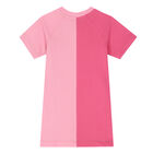 Girls Pink Logo T-Shirt Dress, 1, hi-res