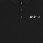 Boys Black logo Polo Shirt, 1, hi-res