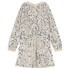 Girls Silver Embellished Dress, 2, hi-res