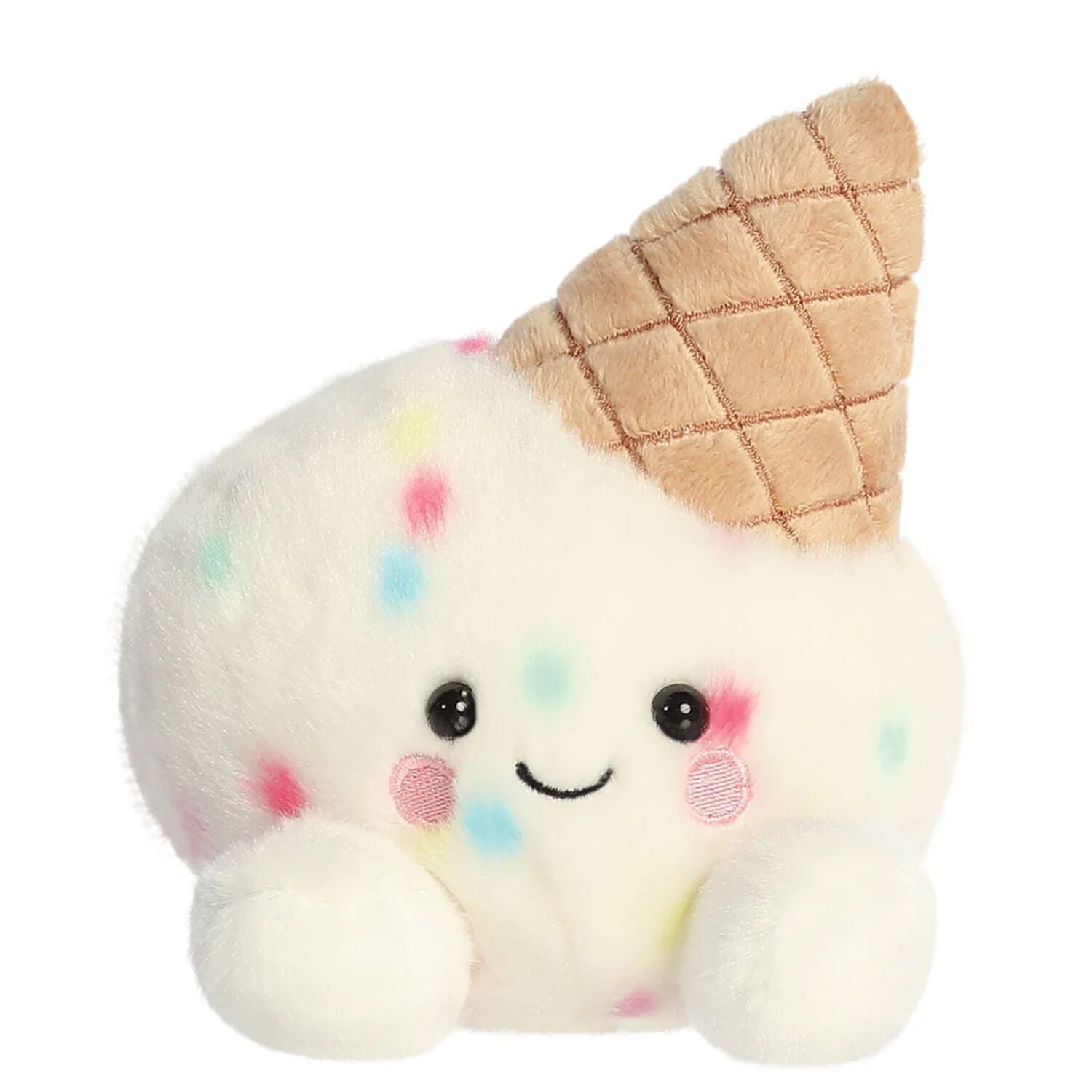Palm Pals Ivory Sprinkle Ice Cream Soft Toy ( 13cm ), 1, hi-res