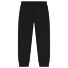 Boys Beige & Black Logo Tracksuit, 3, hi-res