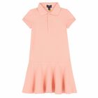 Pink Logo Polo Dress, 2, hi-res
