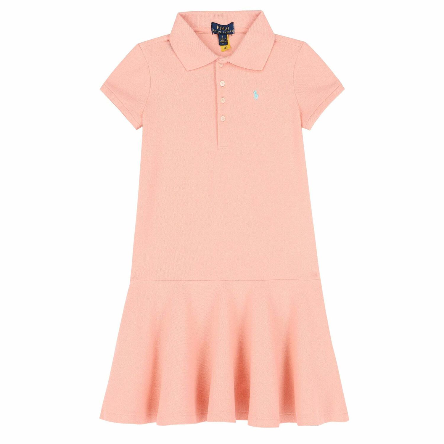 Pink Logo Polo Dress, 2, hi-res image number null