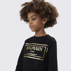 Black & Gold Logo Sweatshirt, 1, hi-res