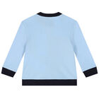 Baby Boys White & Blue 3 Piece Tracksuit, 1, hi-res