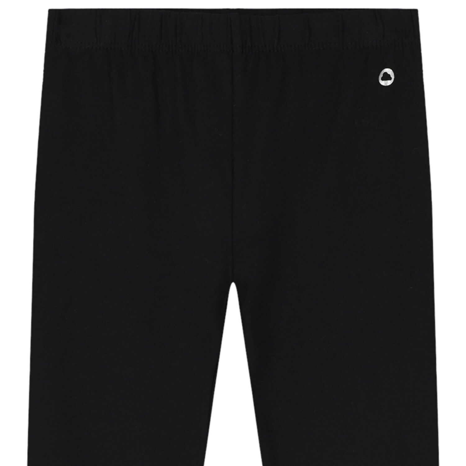 Girls Black Logo Leggings, 1, hi-res image number null