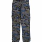 Boys Khaki & Blue Camouflage Trousers, 1, hi-res
