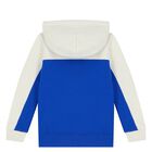 Boys White & Blue Logo Tracksuit, 2, hi-res