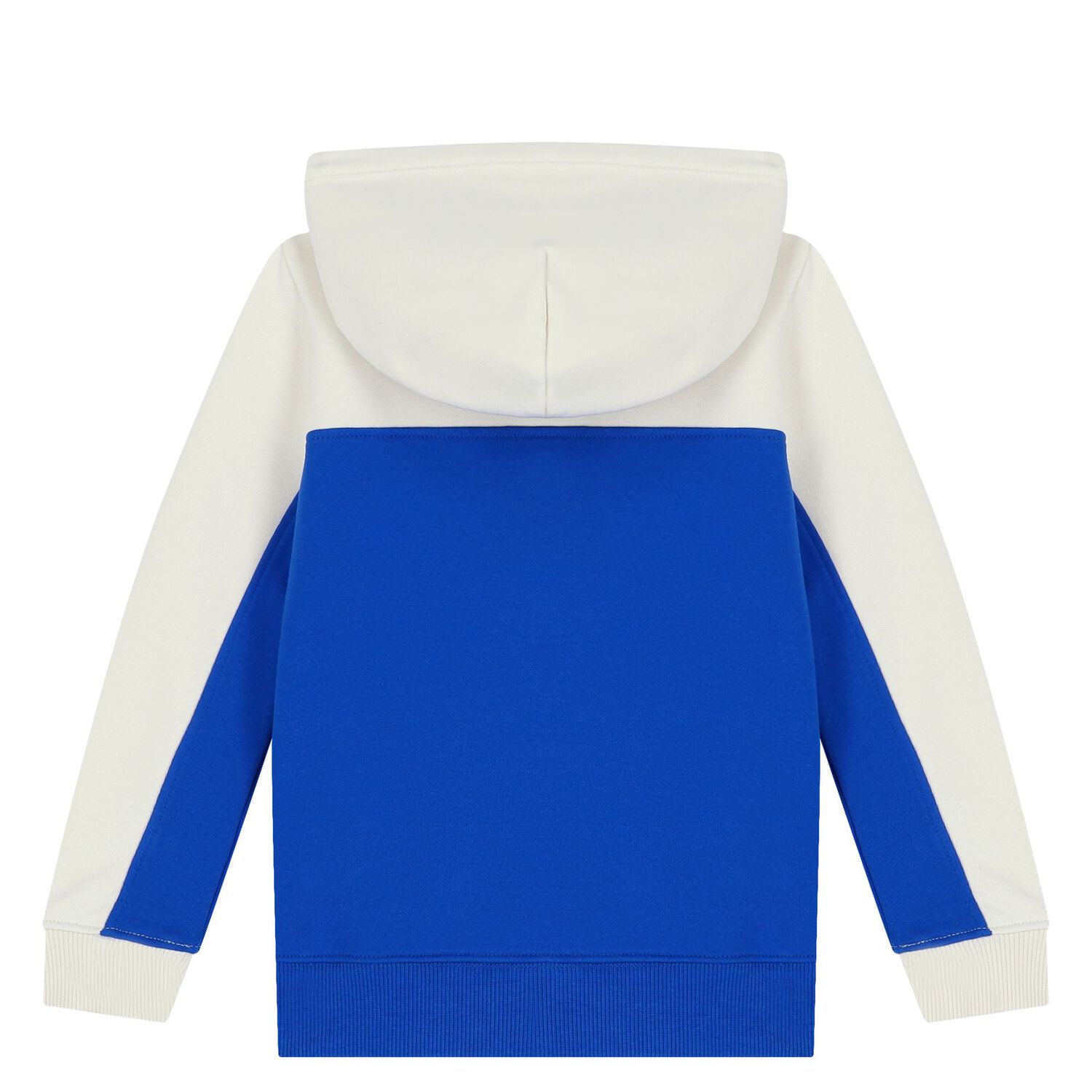 Boys White & Blue Logo Tracksuit, 2, hi-res