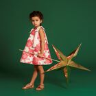 Girls Pink Trapeze Dress Set, 1, hi-res