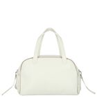 Ivory Faux Leather Quilted Baby Changing Bag, 2, hi-res