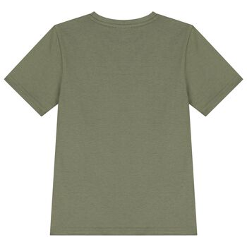 Boys Green Logo T-Shirt