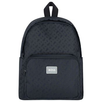 Navy Blue Logo Backpack