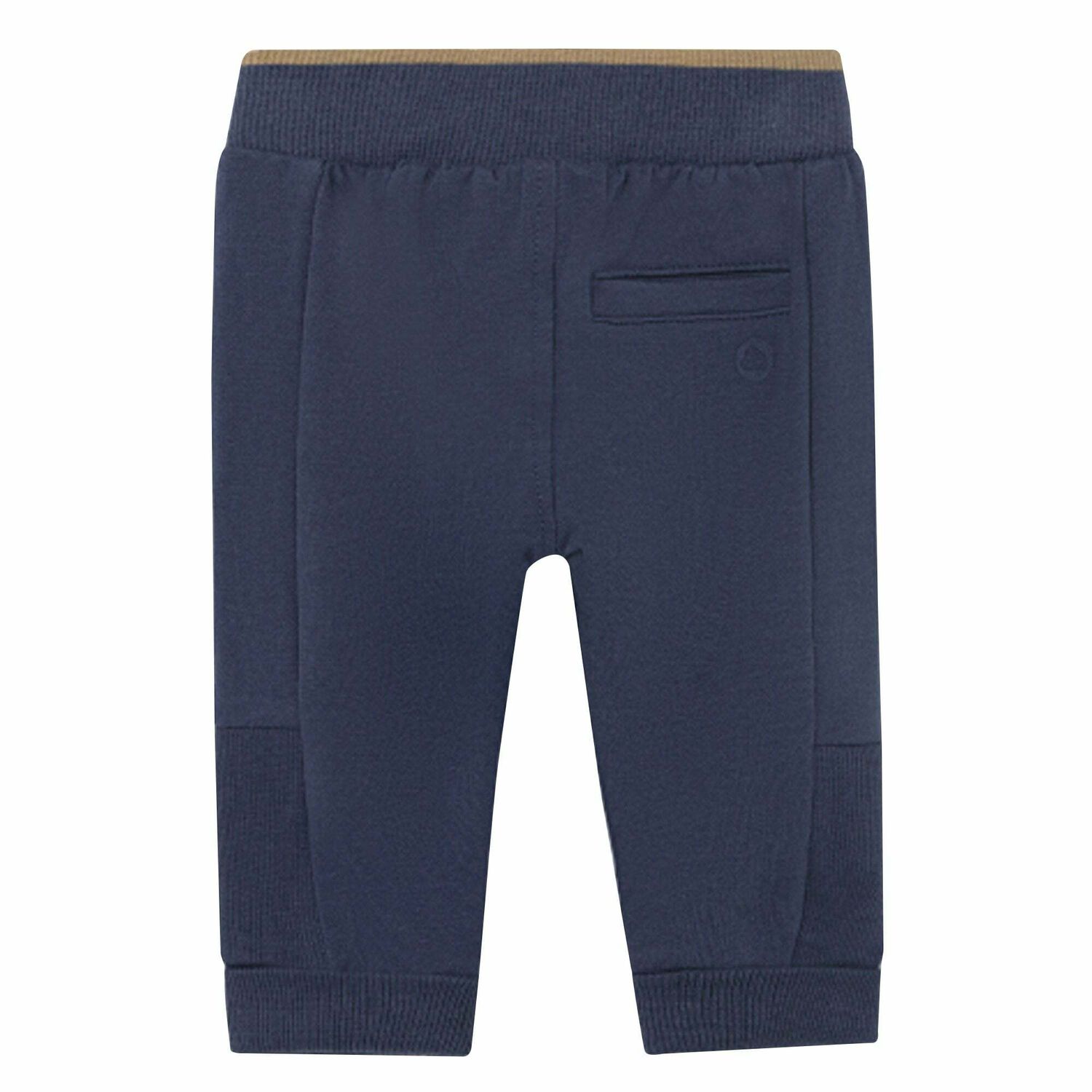 Baby Boys Navy Logo Joggers, 1, hi-res