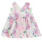 Baby Gilrs Multi-Colored Floral Dress Set, 1, hi-res
