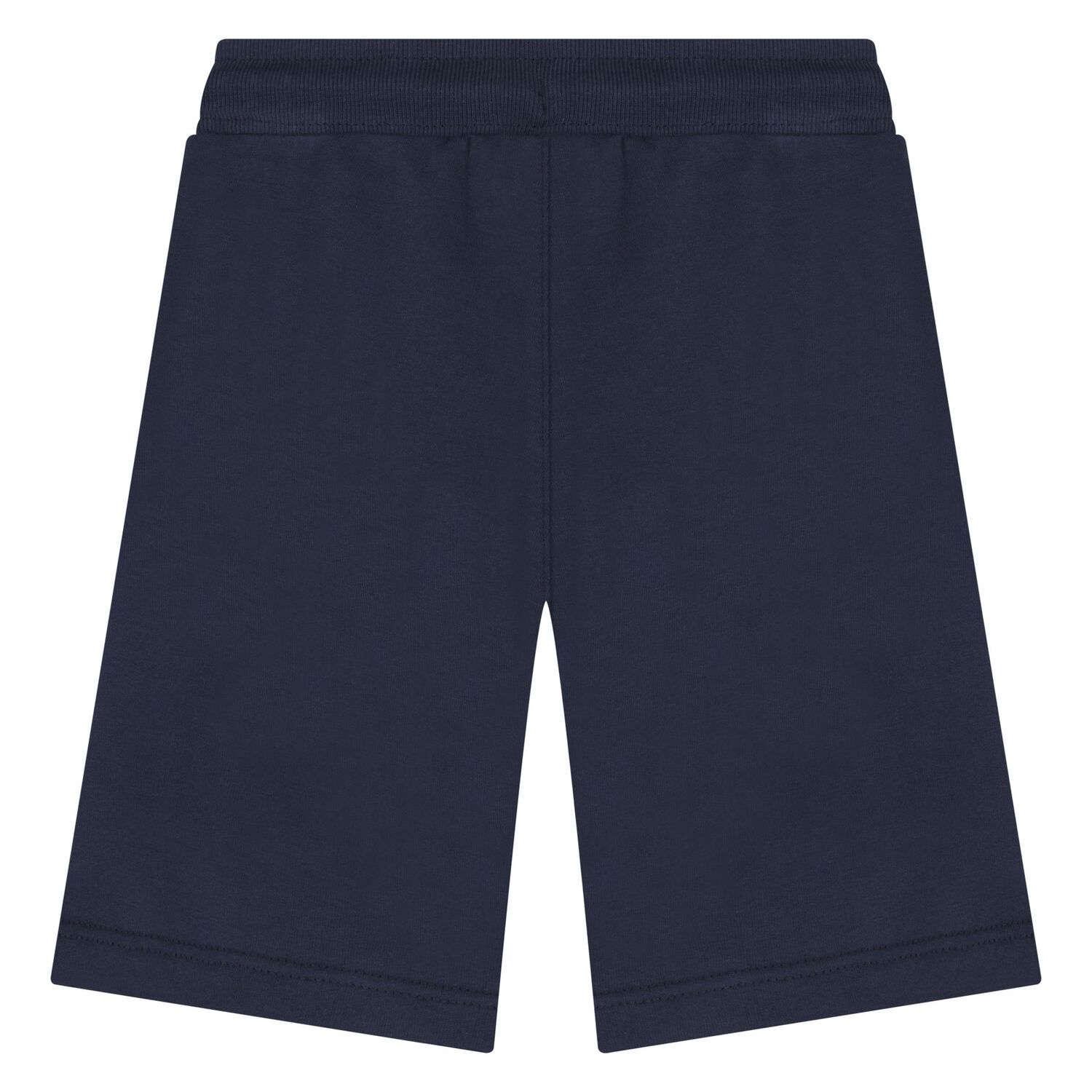 Younger Boys Navy Blue Logo Shorts, 1, hi-res