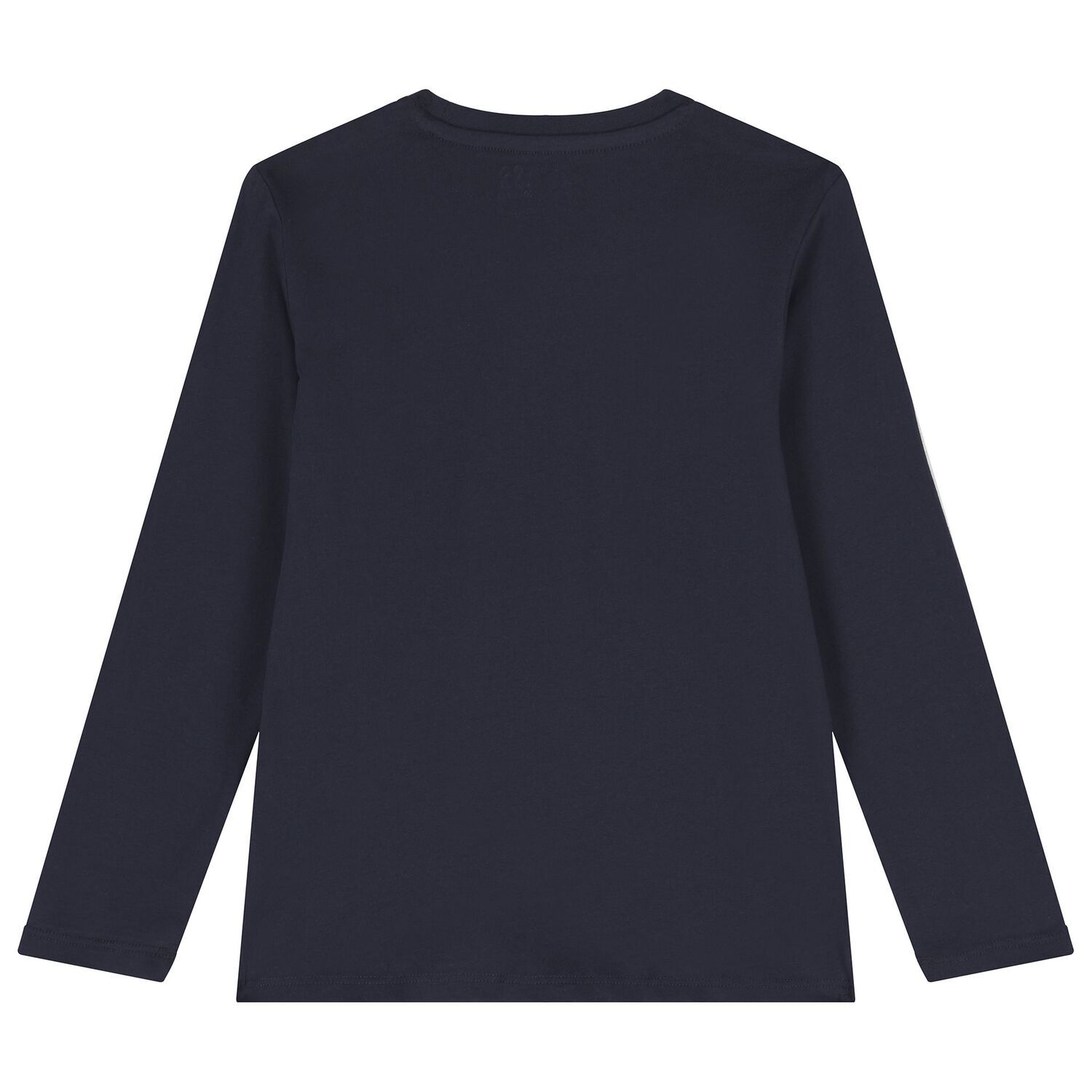 Boys Navy Blue Teddy Bear Long Sleeve Top, 4, hi-res image number null