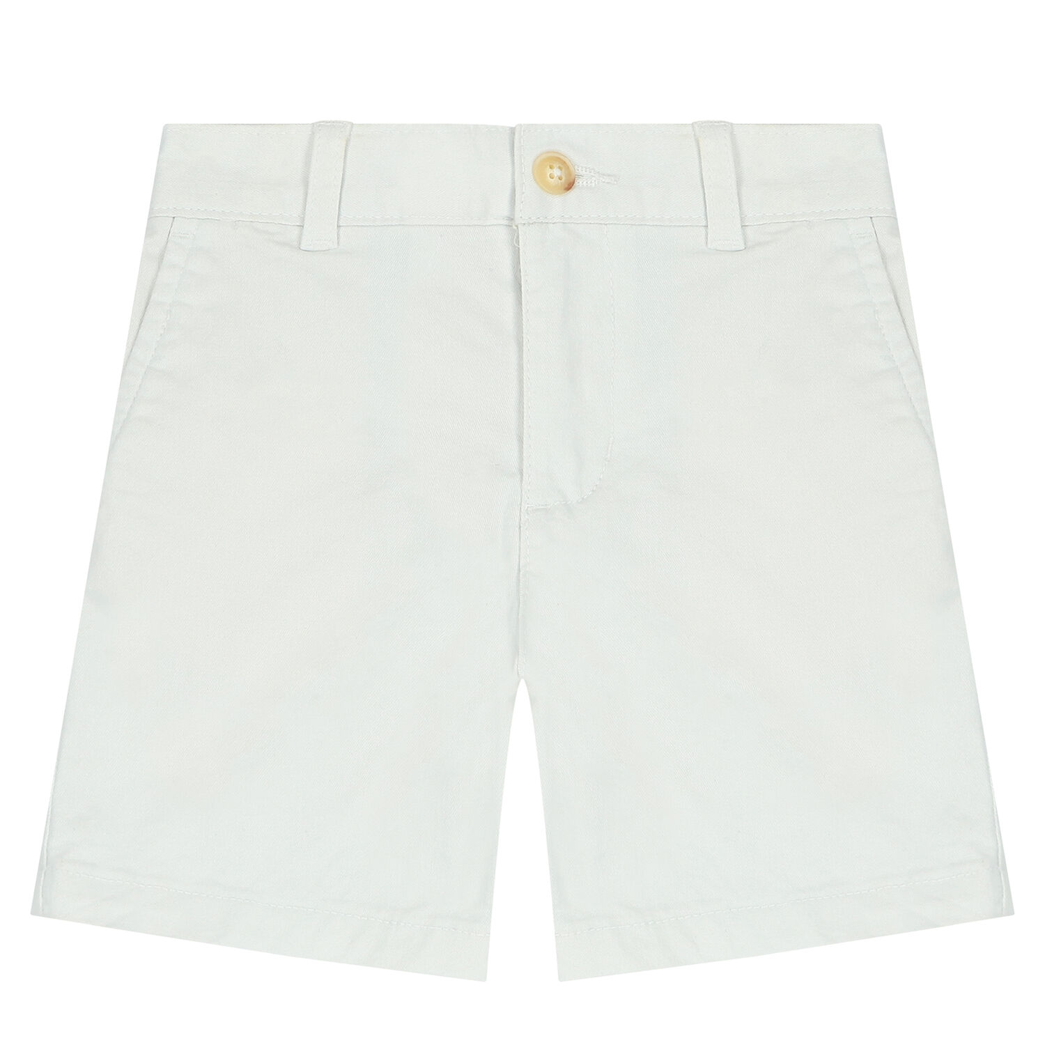 Baby Boys Blue & Ivory Logo Shorts Set, 1, hi-res