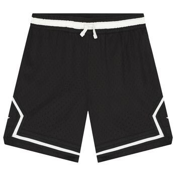 Boys Black & White Jordan Logo Shorts