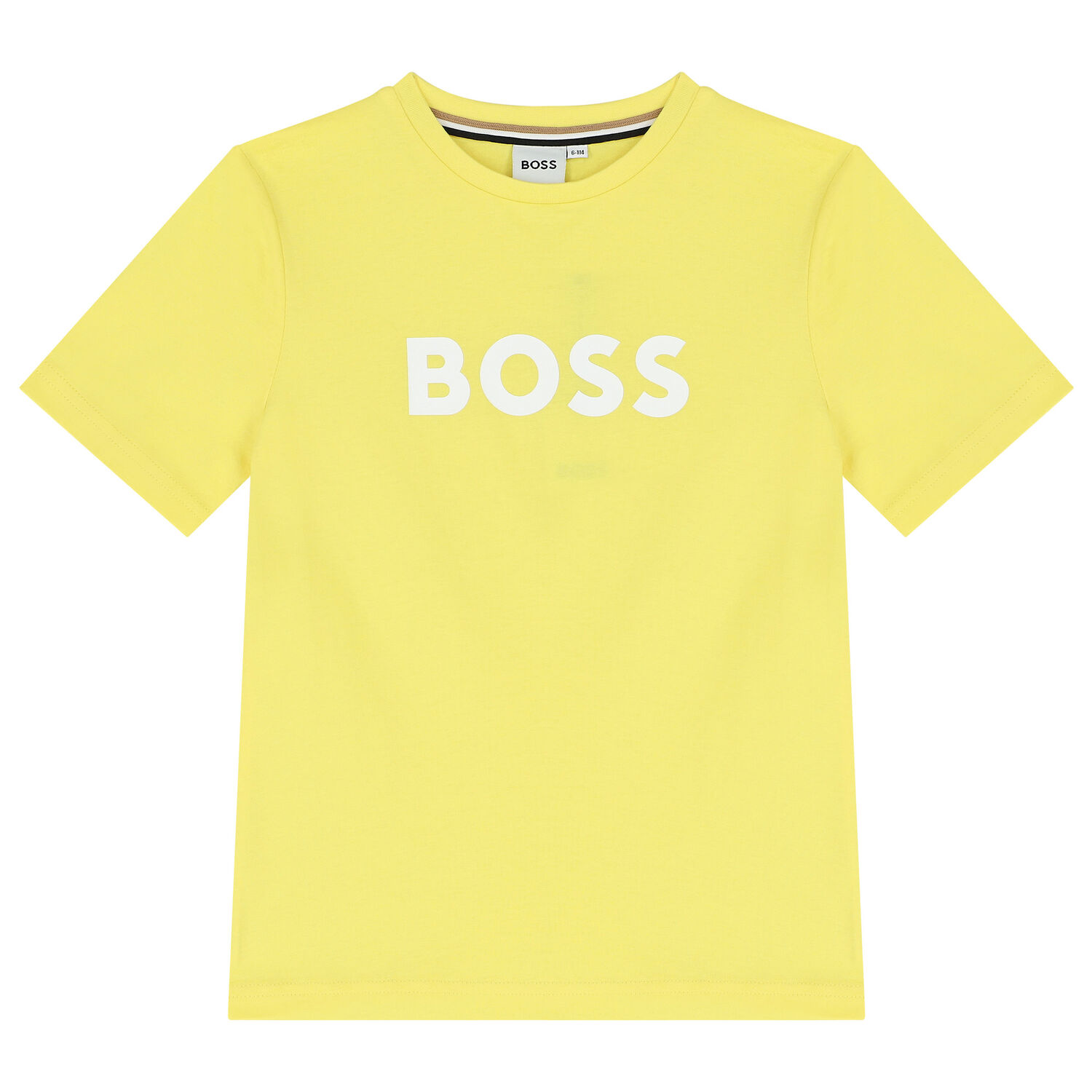 Boys Yellow Logo T-Shirt, 1, hi-res