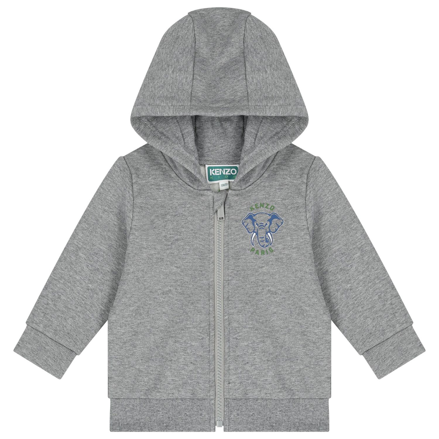 Younger Boys Grey Elephant Logo Tracksuit, 1, hi-res image number null